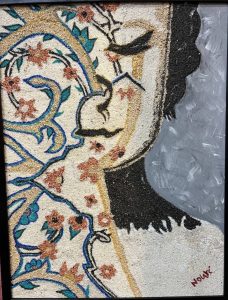 تابلو تکنیک معرق سنگی