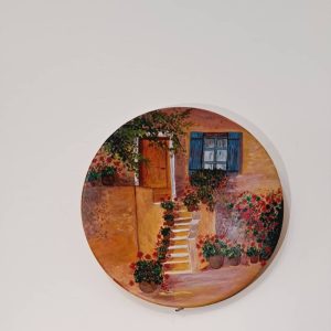 دیوارکوب سفالی 25 سانتی متر