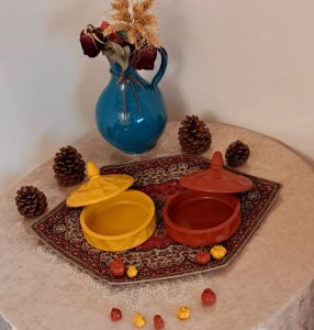 شکلات خوری رنگی سنگی