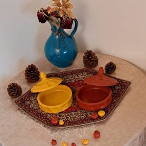 شکلات خوری رنگی سنگی