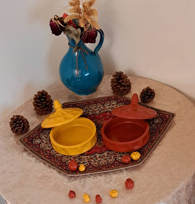 شکلات خوری رنگی سنگی
